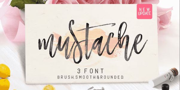 Mustache Wedding Fonts For Invitations