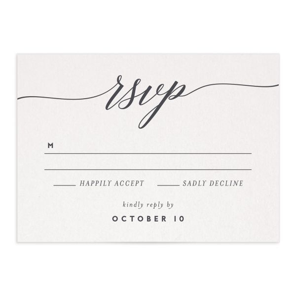 Return Your RSVP On Time: Wedding Etiquette Rules 