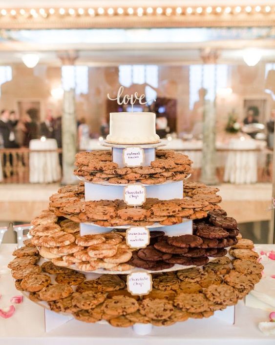 Cookie Time Wedding Dessert Table Ideas