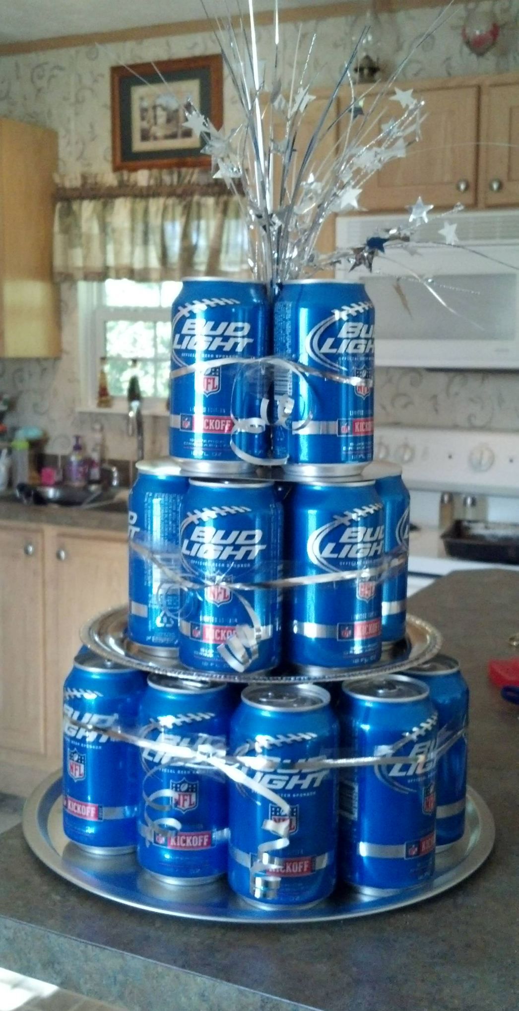 Cake Made Up Of Cans