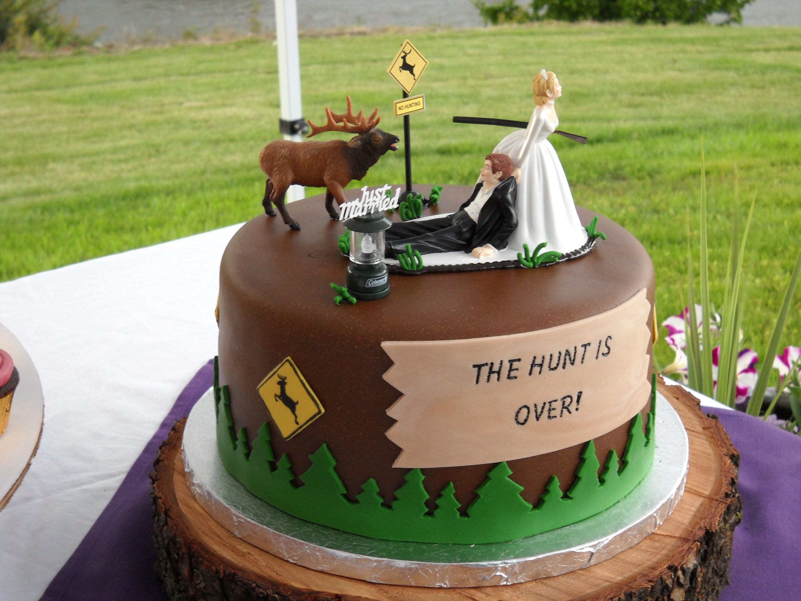Hunt Is Over Groom's Cake Ideas