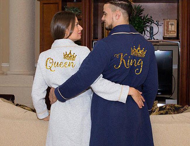 King Queen Robes Engagement Gifts For Couples