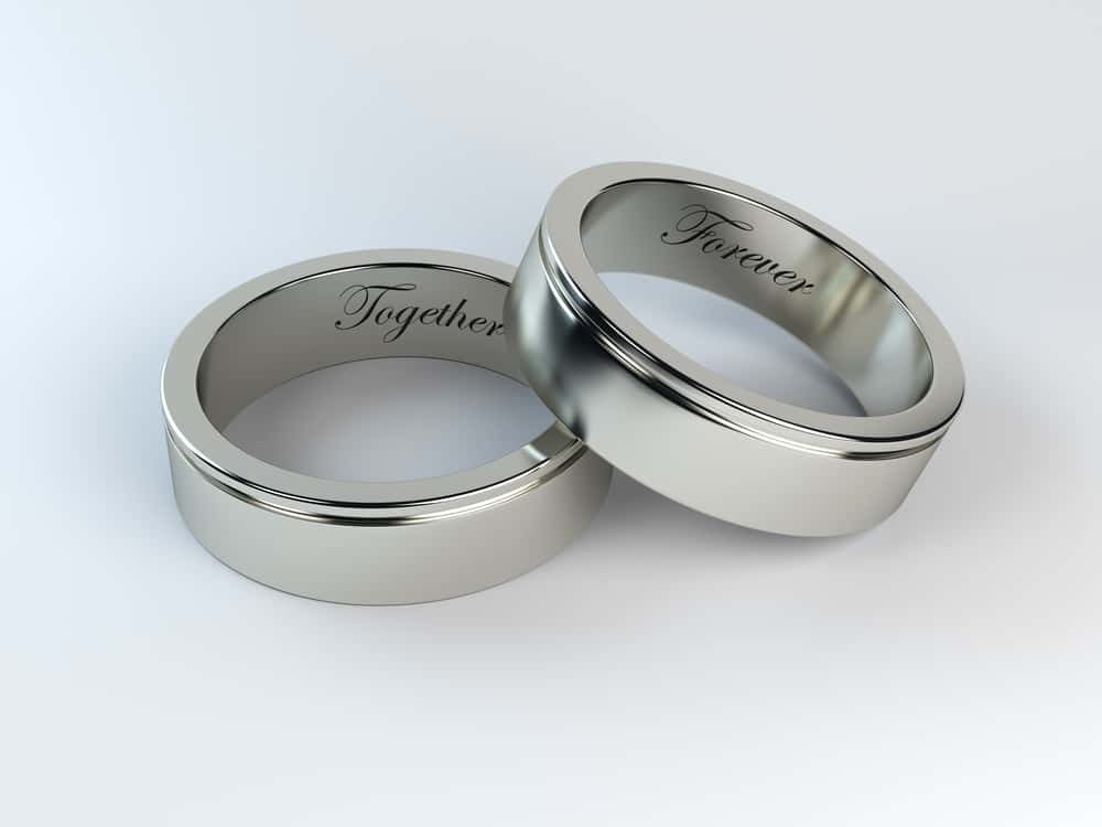 One-Word Wedding Ring Engraving Ideas