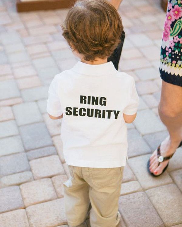 A Customized Ring Security Shirt