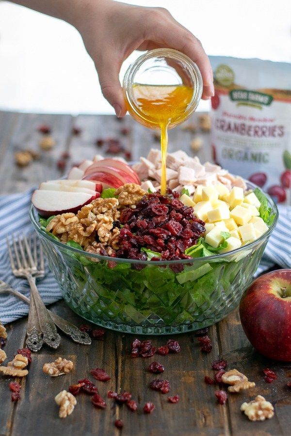 Cranberry And Avacado Turkey Salad