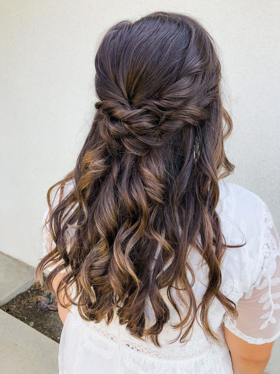 The Boho Bridal Hairstyle- Bridal Shower Hairstyle Ideas