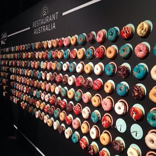 A Gigantic Donut Wall for wedding