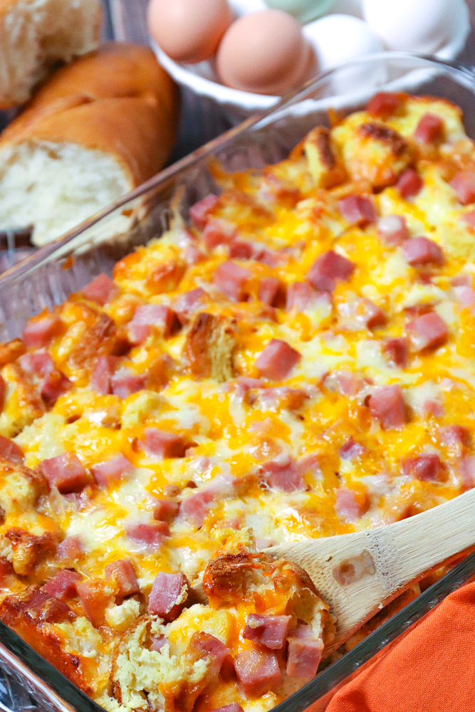 Ham And Cheese Strata