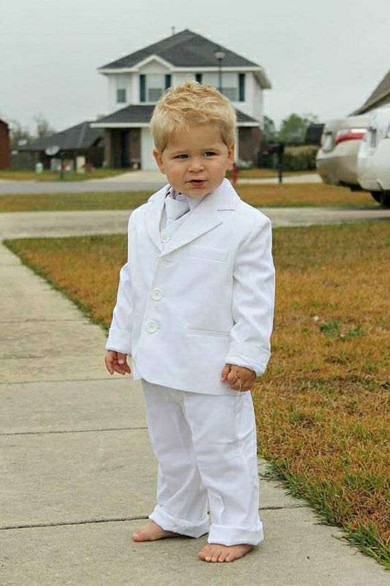 Elegant White 2 Piece Suit