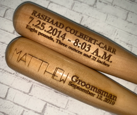 Personalized Baseball Bats For A Sporty Proposal