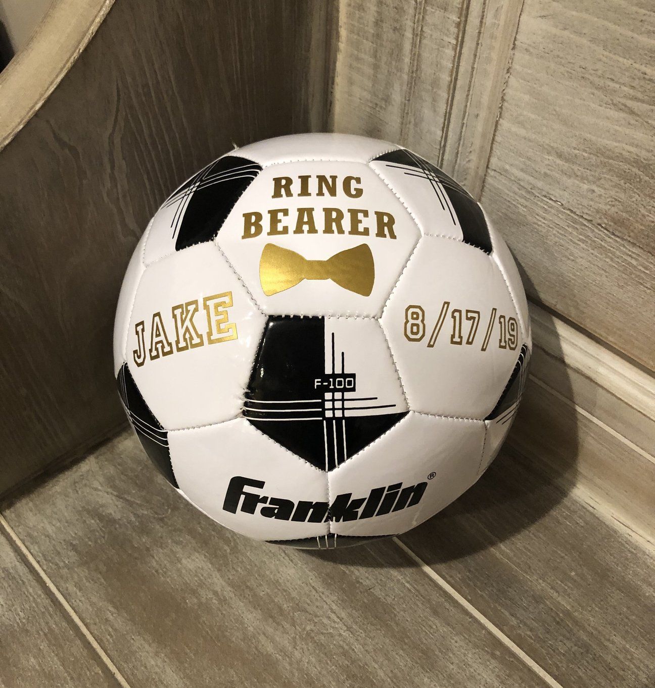 The Ring Bearer Soccer Ball