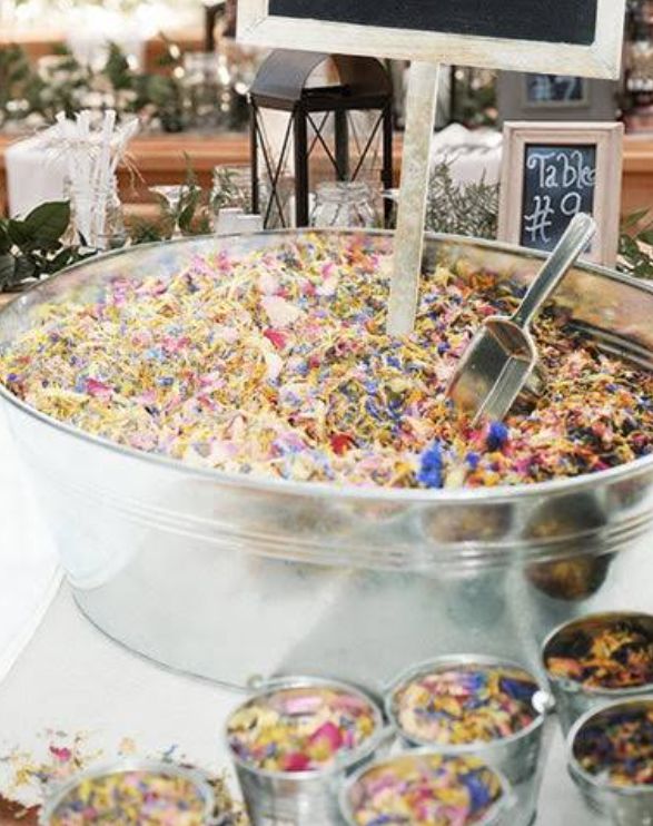  Toss the Candies- The sweet alternative to garter and bouquet toss