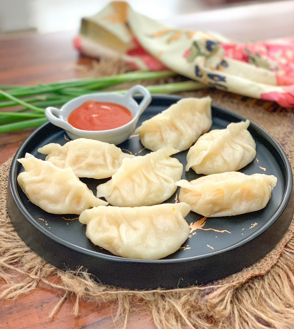 Steamed Momos And Dumplings