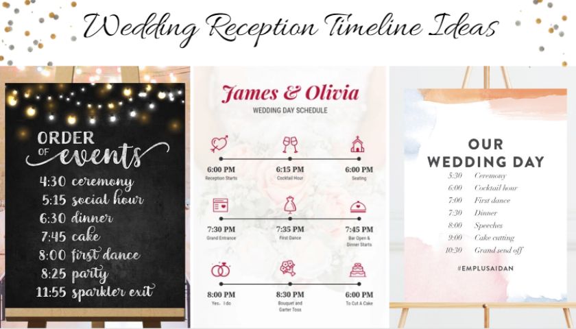 Wedding Reception Timeline &#8211; The Ultimate Guide For 2022 Weddings