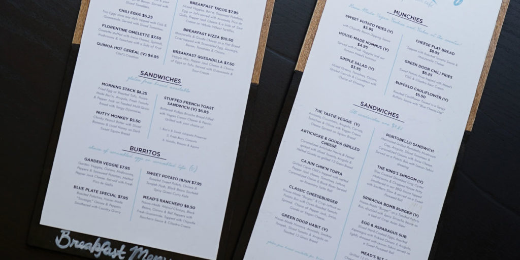 Streamline your menu