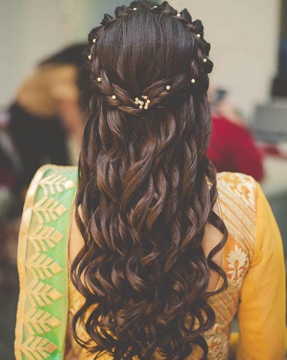 Crown Braid With Hair Accessories