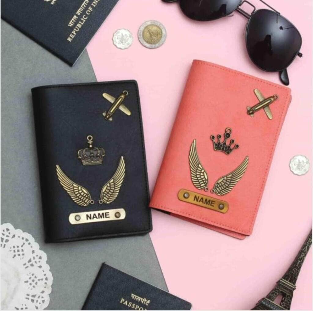 Personalized Couple Passport Covers