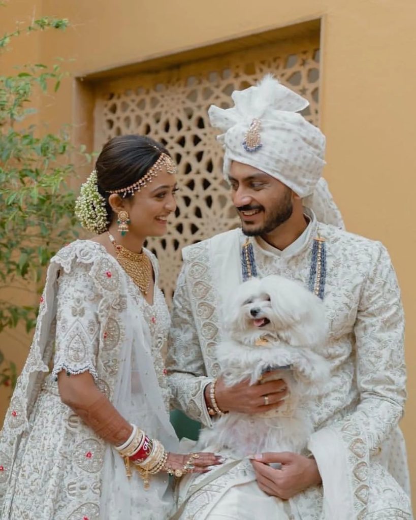 celebrity weddings - axar patel and meha patel