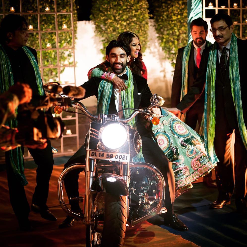 Wedding entry ideas - bike