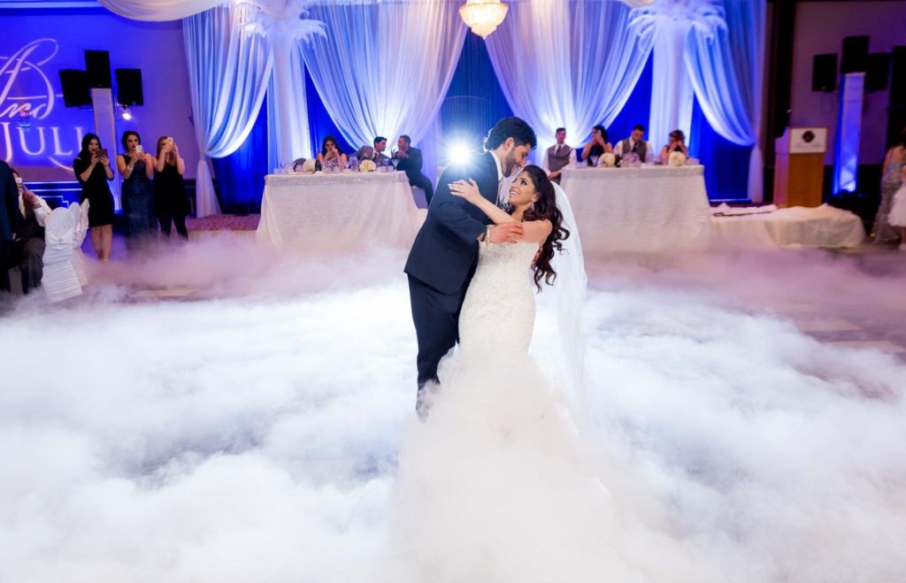 Wedding entry ideas - fog 