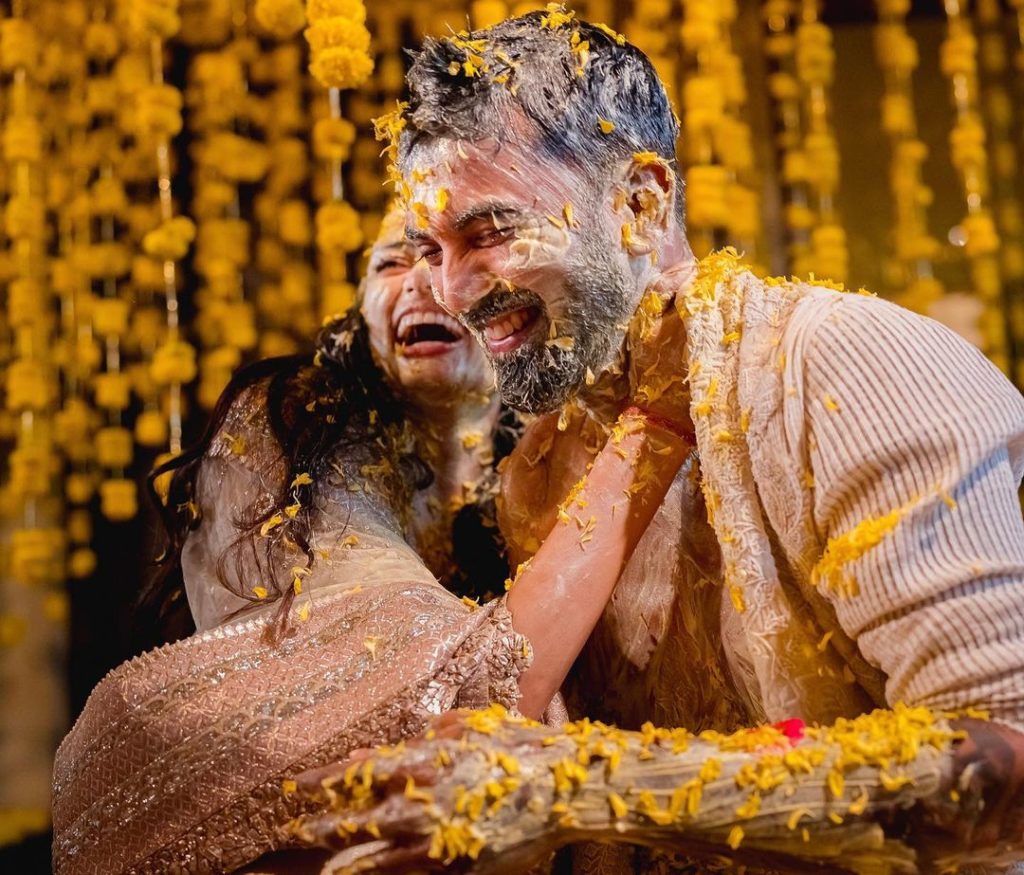 KL Rahul And Athiya Shetty - Haldi ceremony