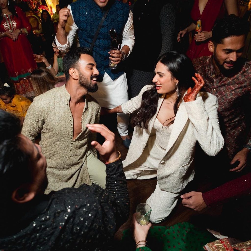 KL Rahul And Athiya Shetty - Cocktail Party