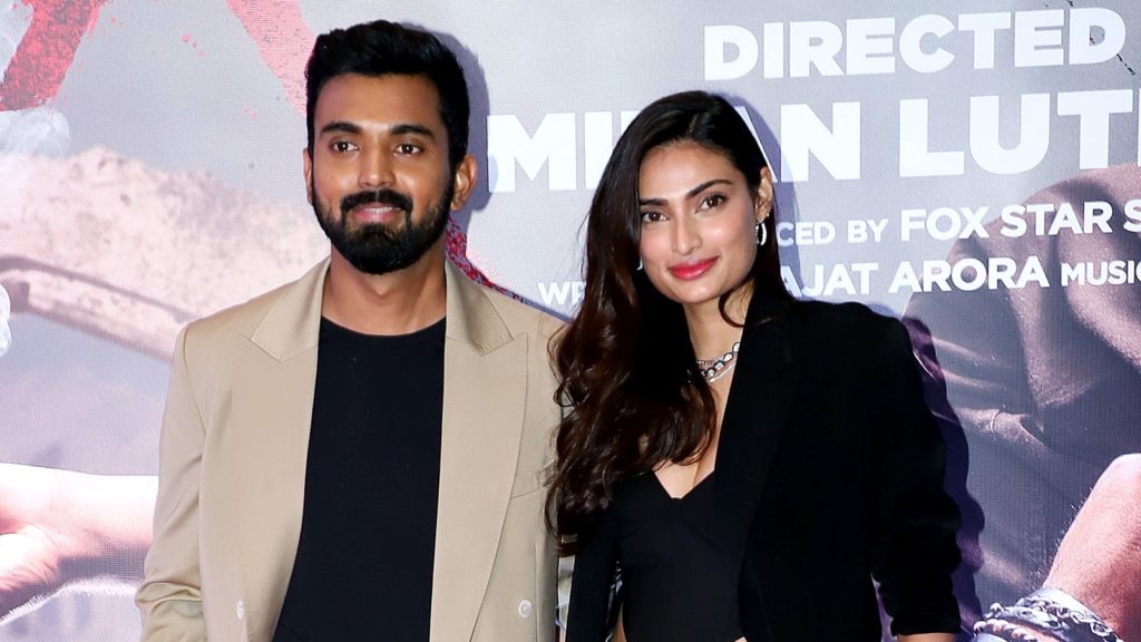 KL Rahul And Athiya Shetty - Tadap Premiere