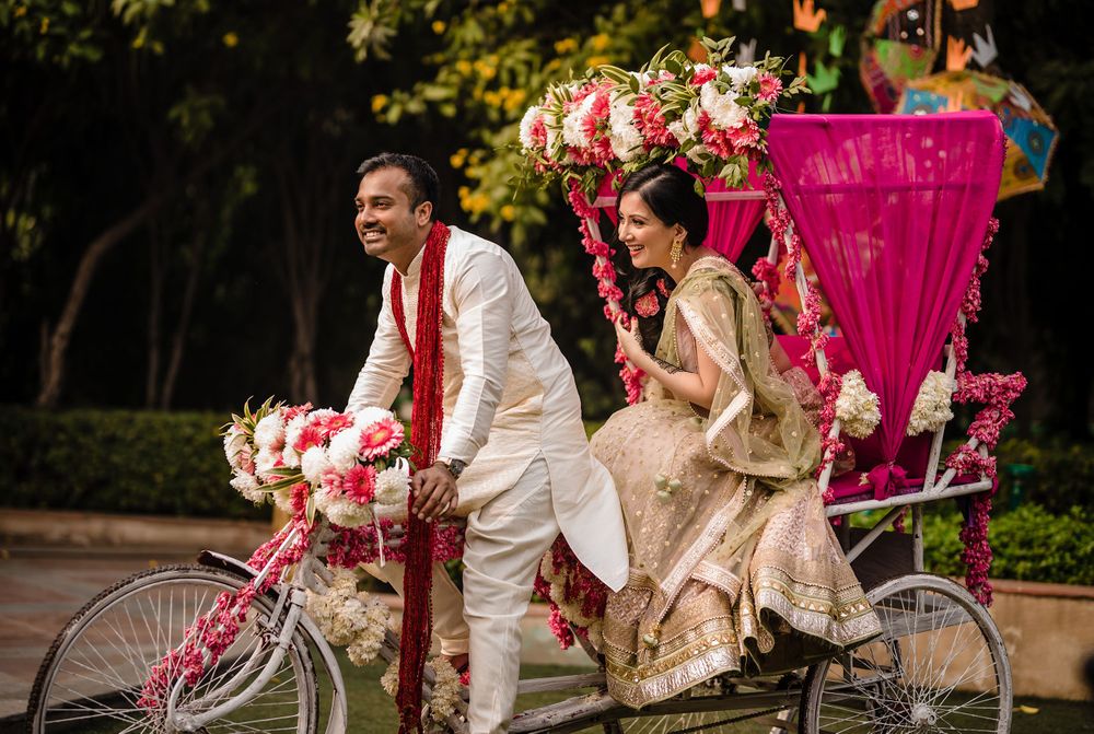 Wedding entry ideas - bicycle