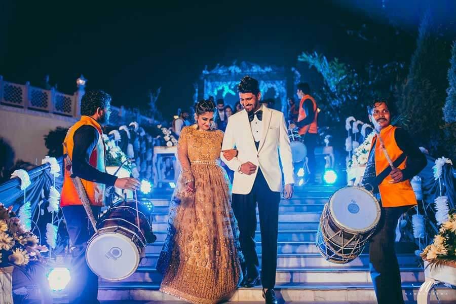 Wedding entry ideas - dhol