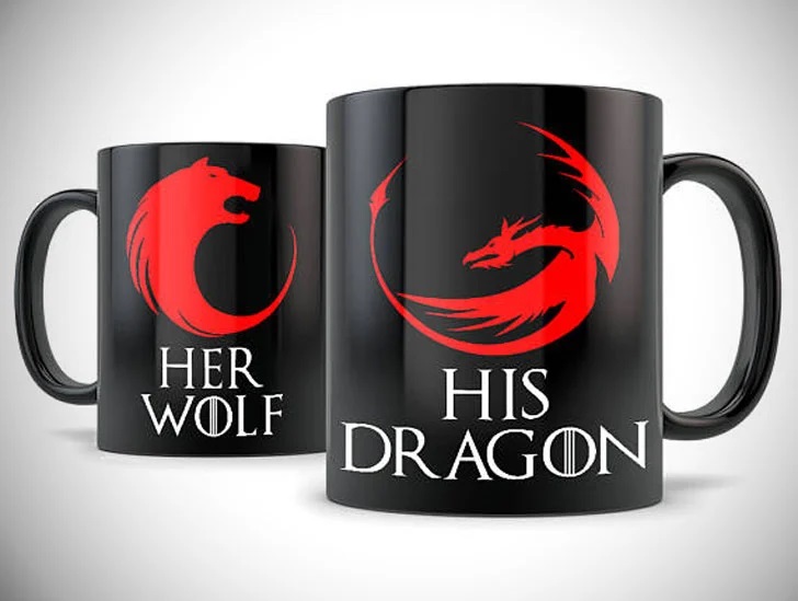 Game of Thrones Themed Wedding Mugs