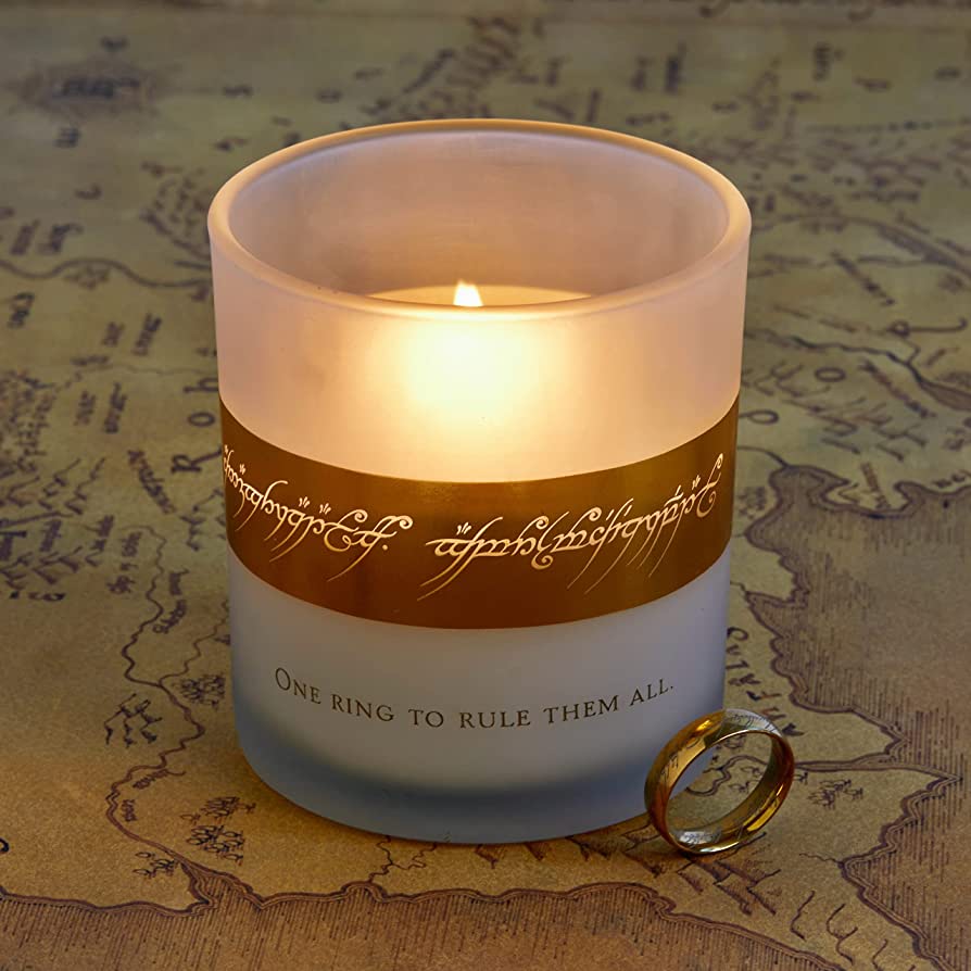 lord of the rings themed candle