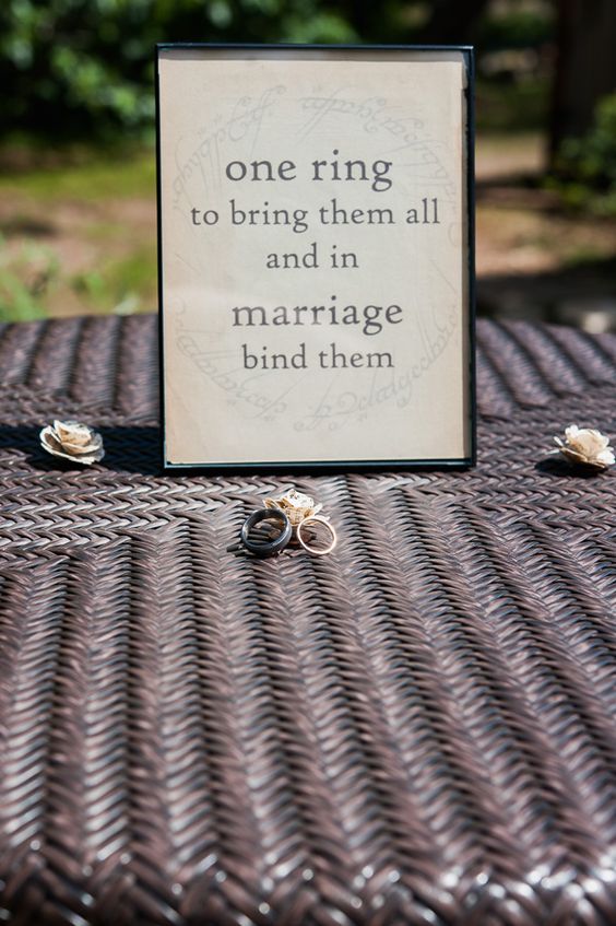 lord of the rings themed photo frame