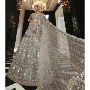 Manish Malhotra - Bridal Collection Grey Lehenga