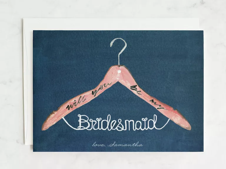 will you be my bridesmaid - hanger 