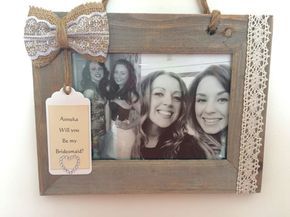 will you be my bridesmaid - photo frame