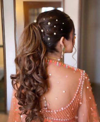 sleek ponytail summer wedding hairstyles inspiration