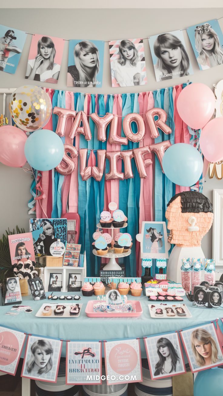 Taylor Swift Eras Party theme decoration 