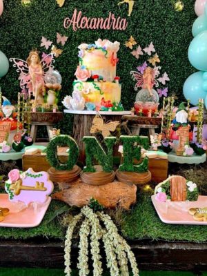 1st birthday themes - fairy garden