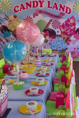 Candyland Themed Birthday Party decorations