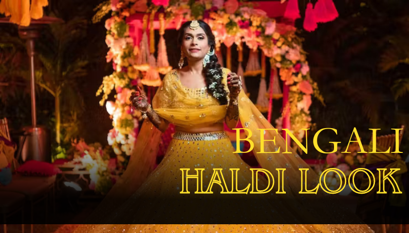 Bengali Haldi Look