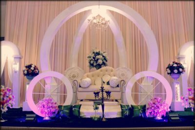 low budget wedding stage decoration