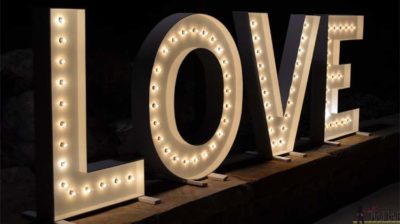 DIY Marquee Letters