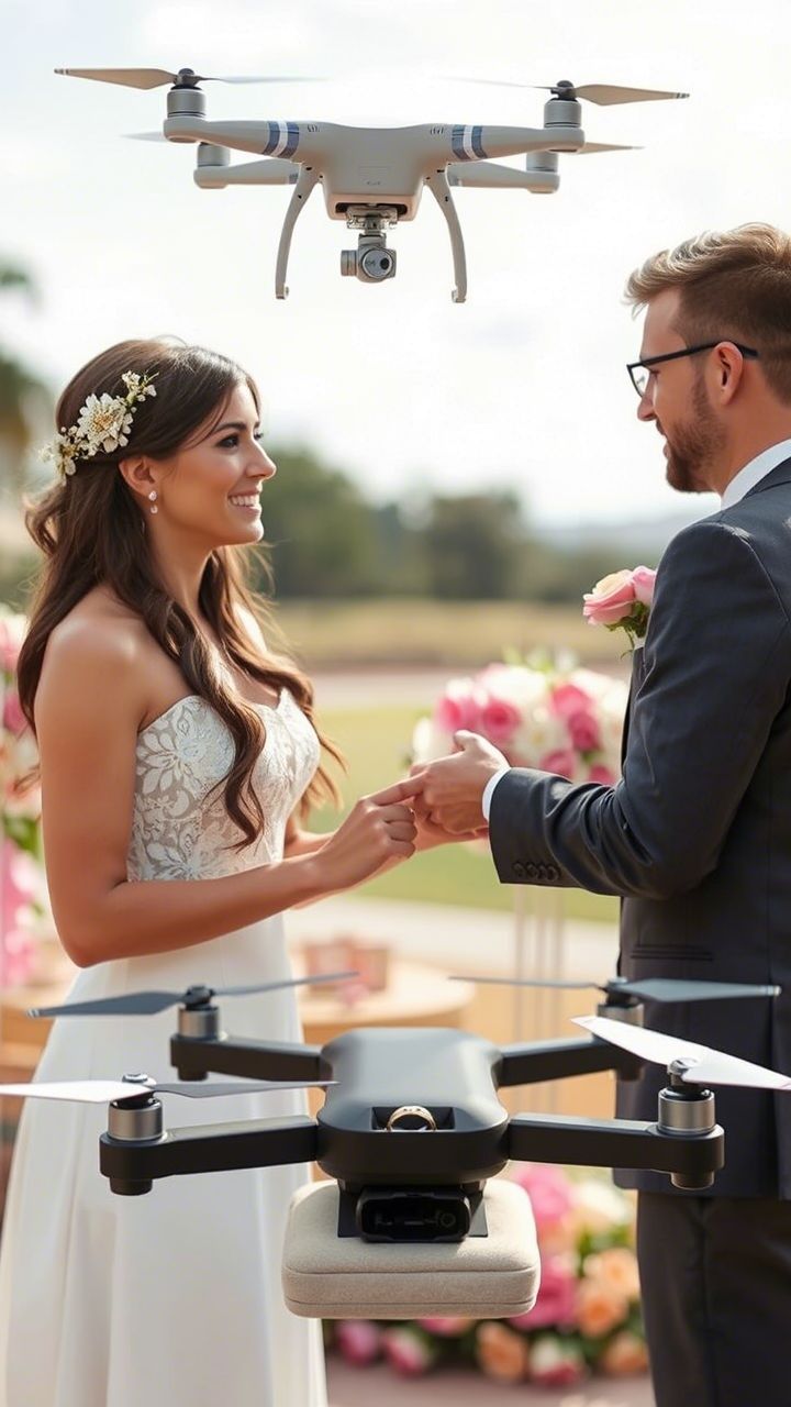 Drone wedding photography_Couple shot