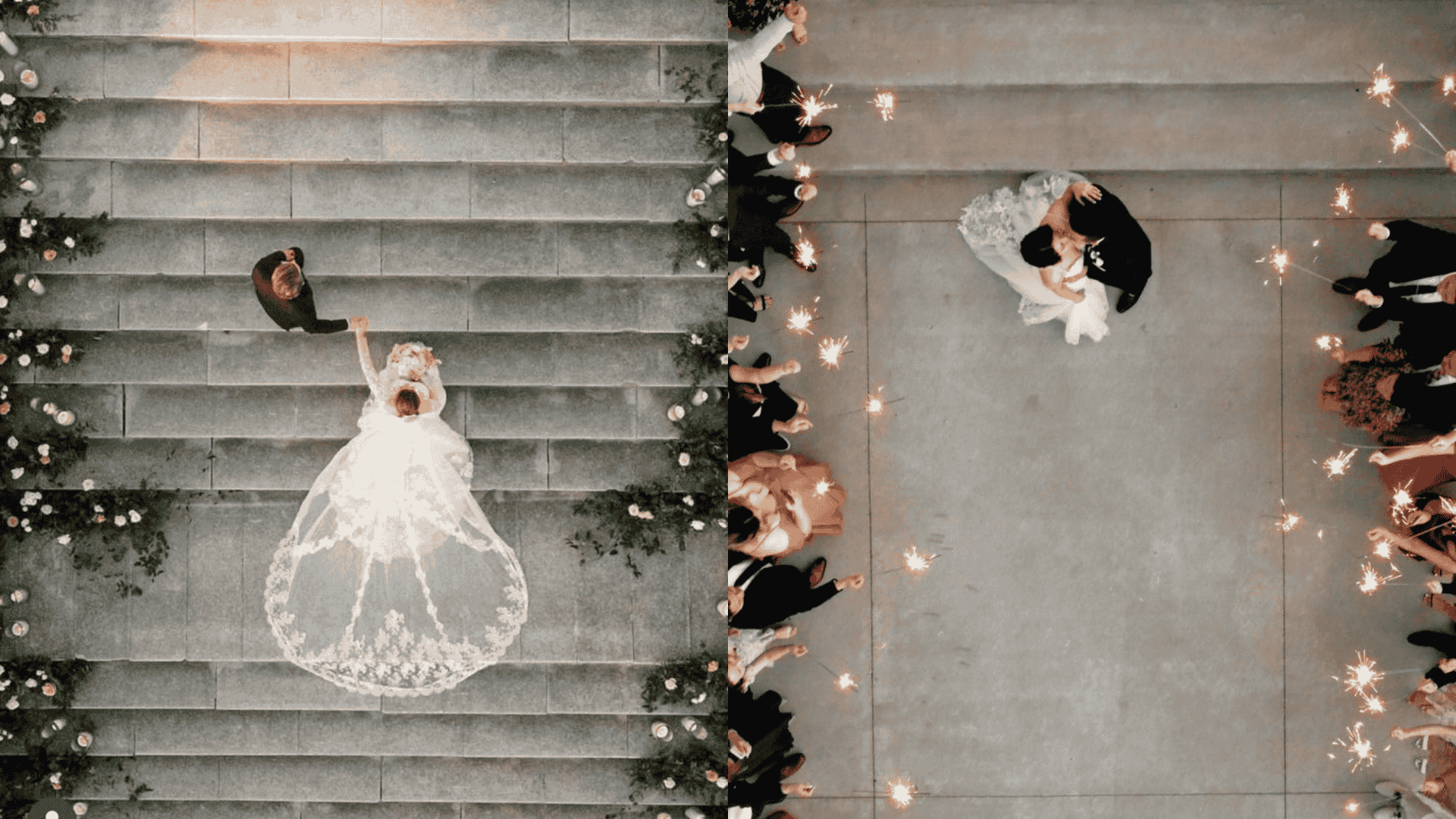 Drone wedding photoraphy_Moments to capture