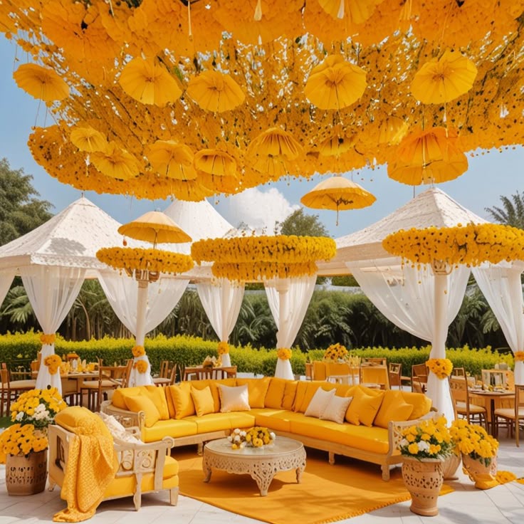 Glamorous Golden Tassels