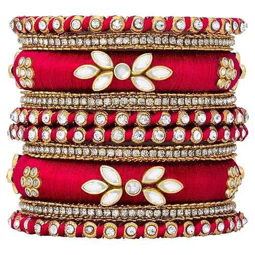 bridal bangles - gold kundan