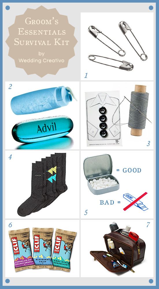 Groom’s Emergency Kit