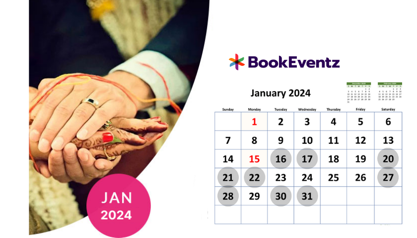 wedding muhurat in 2024