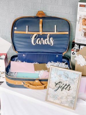 bridal shower themes - travel