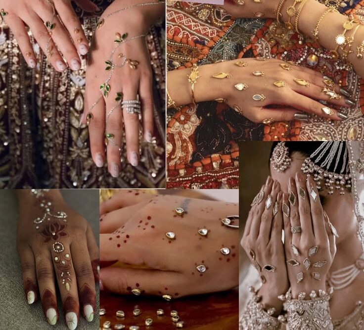Embellished Mehendi Inspiration for Brides Who Love a Touch of Glam